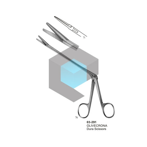 OLIVECRONA Dura Scissors